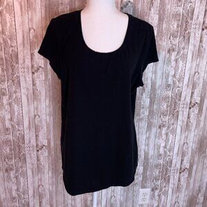 Eddie Bauer Black Short SleeveT-shirt size 2XL